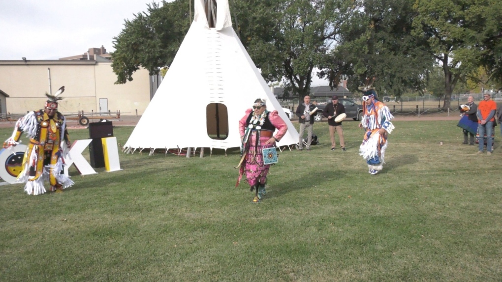 Opening ceremonies outside Lethbridge's civic centre on Monday officially began a week of events based upon truth and reconciliation in the southern Alberta city.