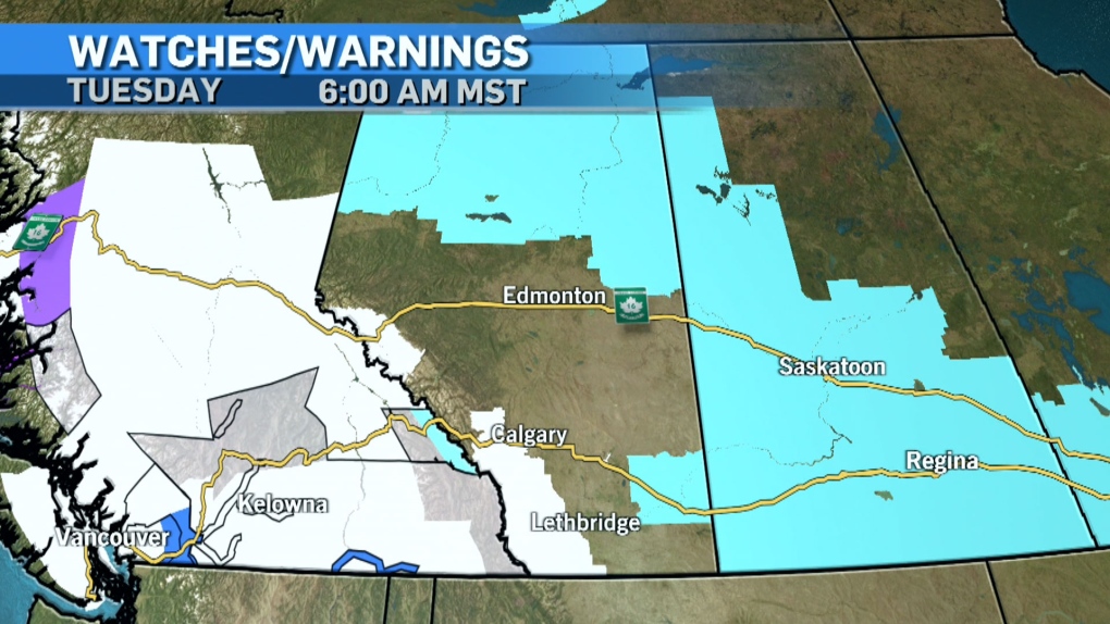 Alberta Weather: Southern Regions Under Snowfall Warning | CTV News