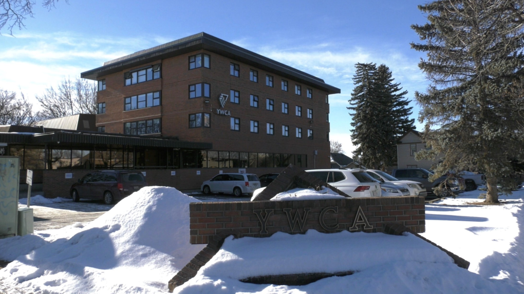 The YWCA Lethbridge building is seen in this image. 