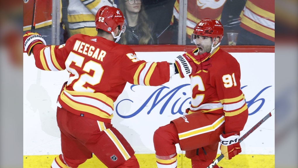 Calgary Flames defeat Boston Bruins 32 in OT CTV News