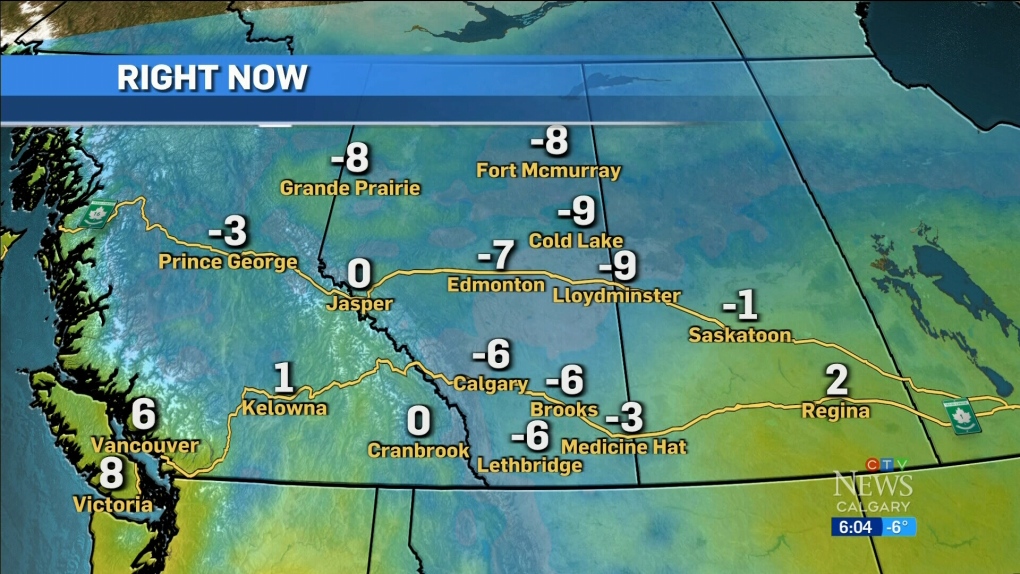 Snow expected to end Sunday evening in Calgary