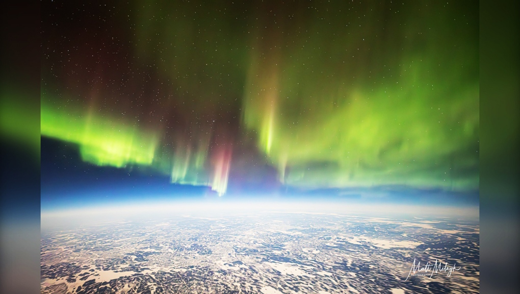 Aurora Borealis Captured By Photographer-pilot Matt Melnyk From ...