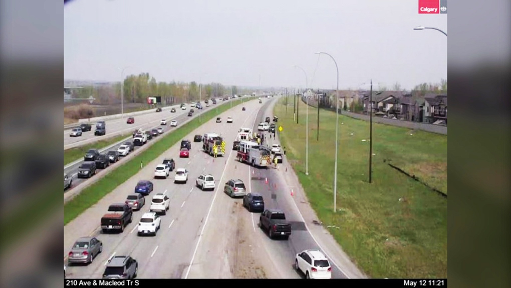 Cyclist hospitalized after being struck in southeast Calgary collision ...