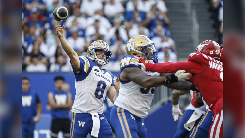 Winnipeg Blue Bombers defeat Calgary Stampeders 4137 CTV News