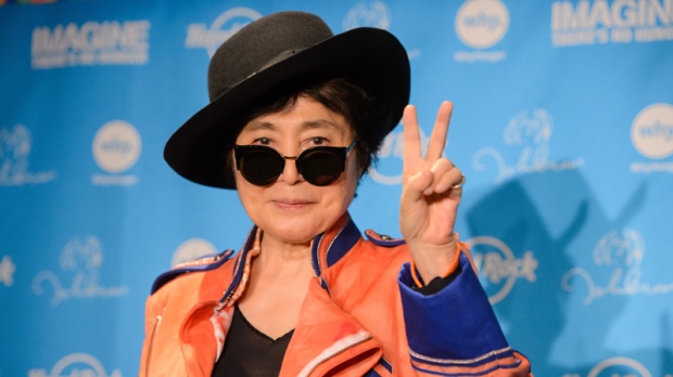 Yoko Ono supports ending child hunger