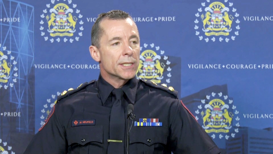 Calgary Police Chief Mark Neufeld