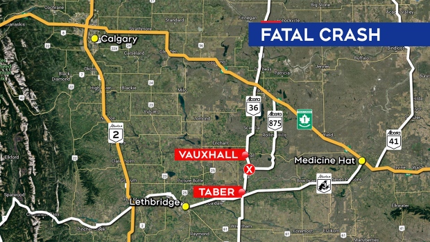 Fatal crash, Highway 36, Taber