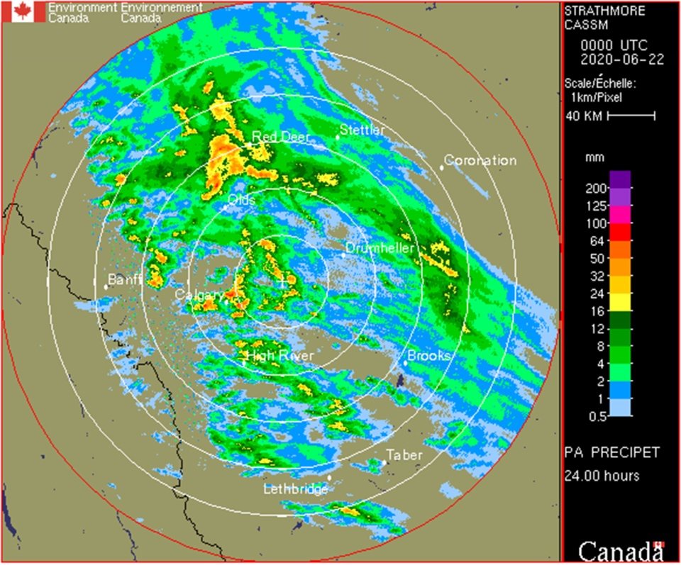 Environment Canada, precipitation, accumulation