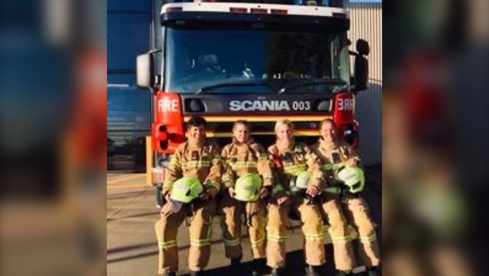 Australian female firefighters