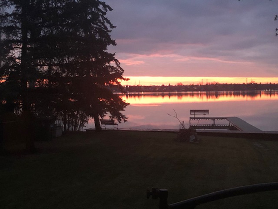 Southern Alberta, sunset, May