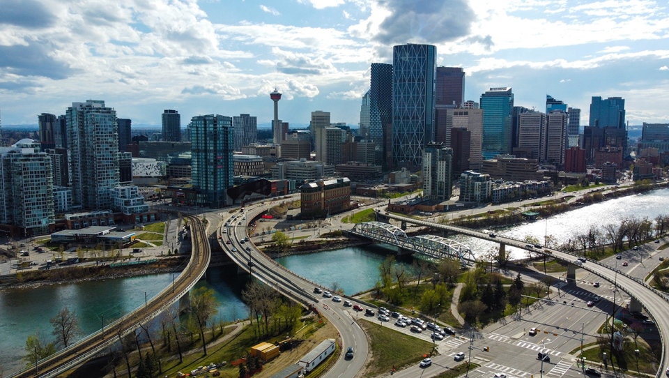 Calgary, downtown, skyline, May 2021, Marcus