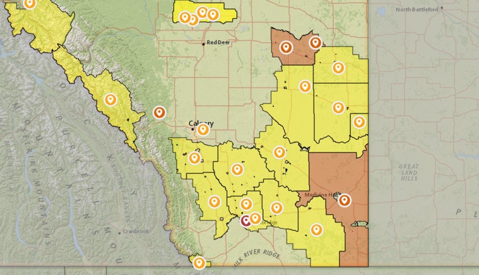 Alberta Fire Bans, May 31