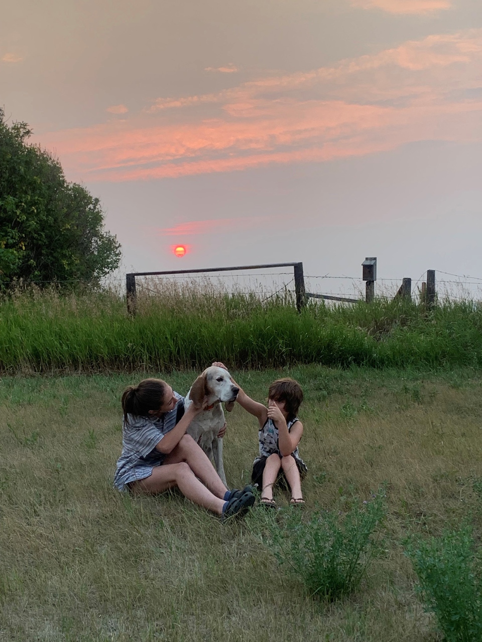 Renee, Lethbridge, sunset