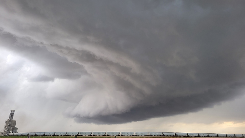 Aug. 31, storm, Irricana, Alberta, Nikita