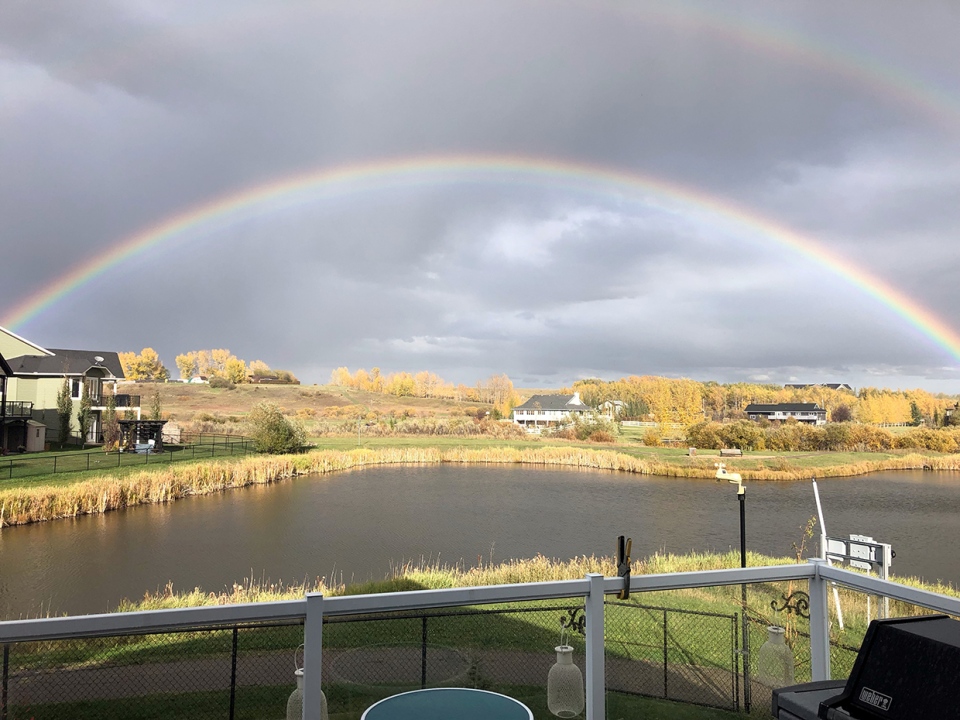 Didsbury, rainbow, viewer Brian