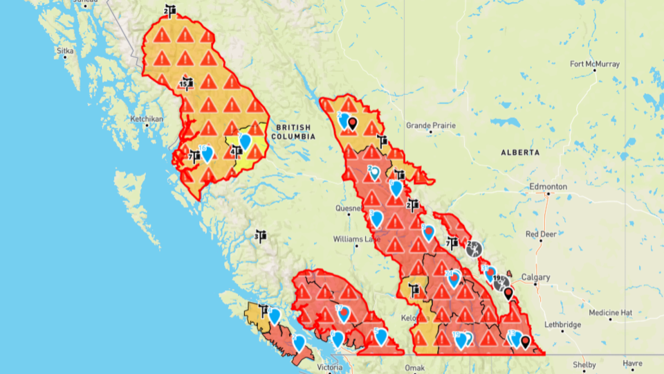 Avalanche Canada warnings